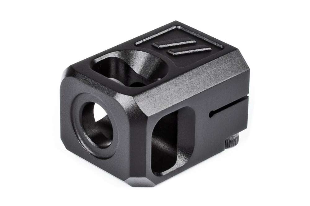 Barrels Choke Tubes ZEV Technologies Ready Series ZEV PRO COMPENSATOR V2 13.5X1 LH THREADING 9MM BLACK